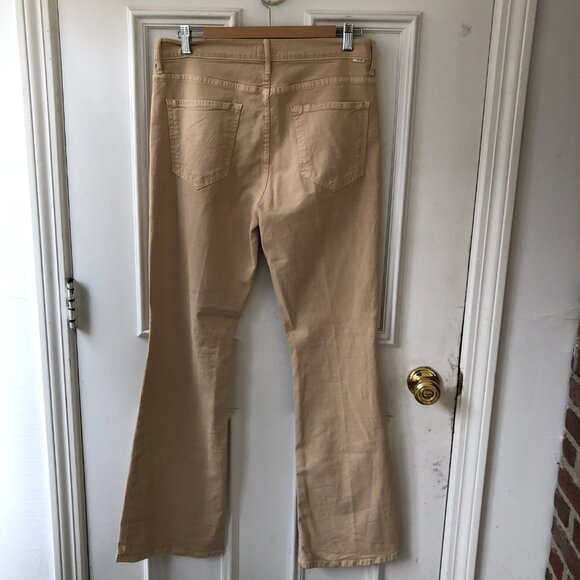 Mother The Weekender Marzipan Chalk It Up Stretch Flare Jeans 32 - Picture 4 of 7